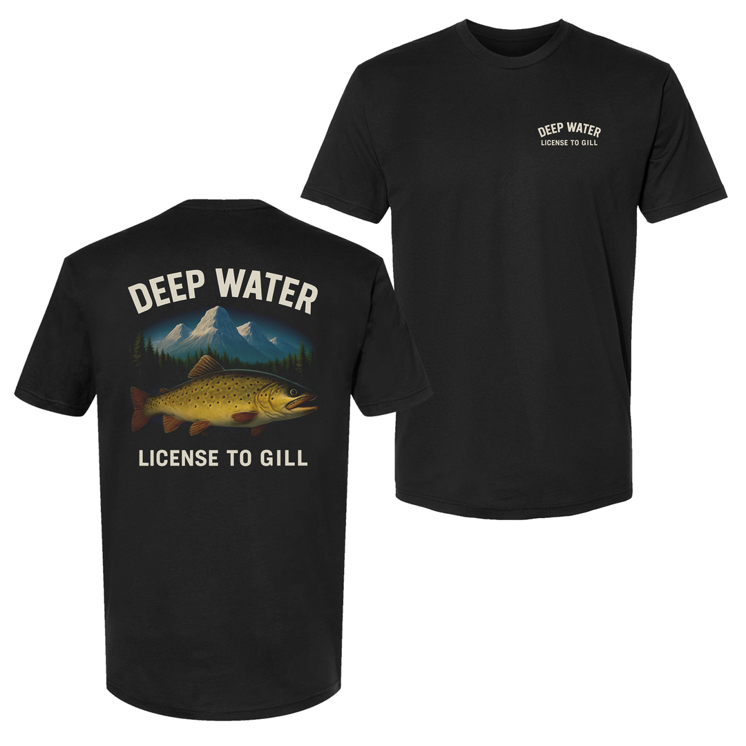 "License To Gill" Black Shirt
