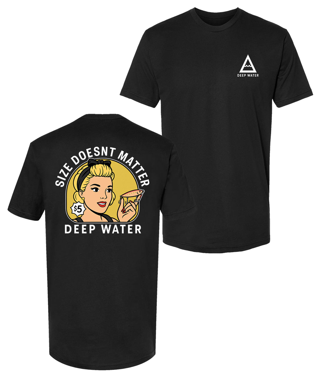 "Size Doesnt Matter" Black Shirt