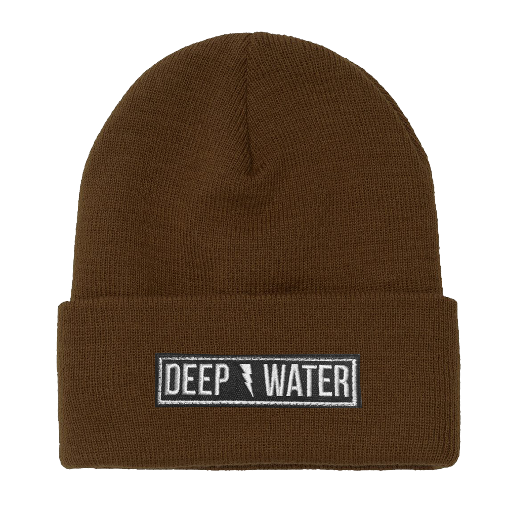 "Thunderstruck" Brown Beanie