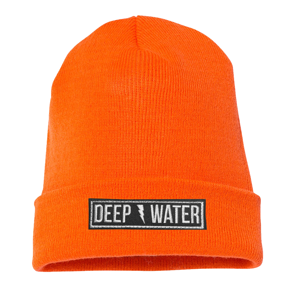 "Thunderstruck" Orange Beanie