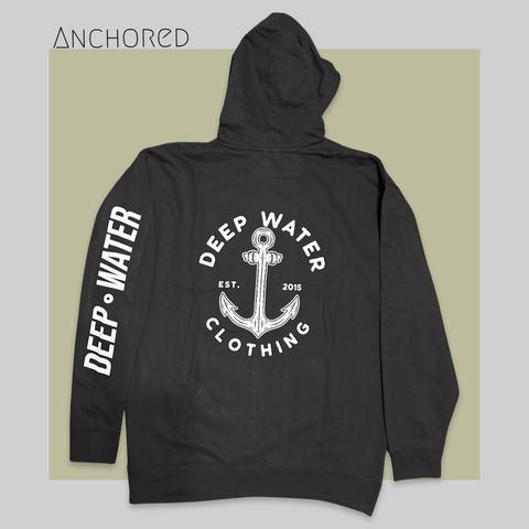 "ANCHORED" midweight hoodie