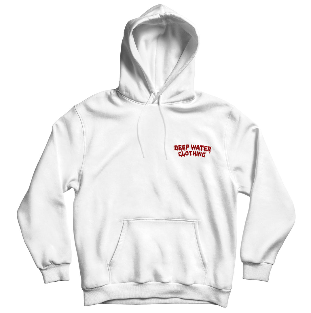 "Bloody" White Hoodie