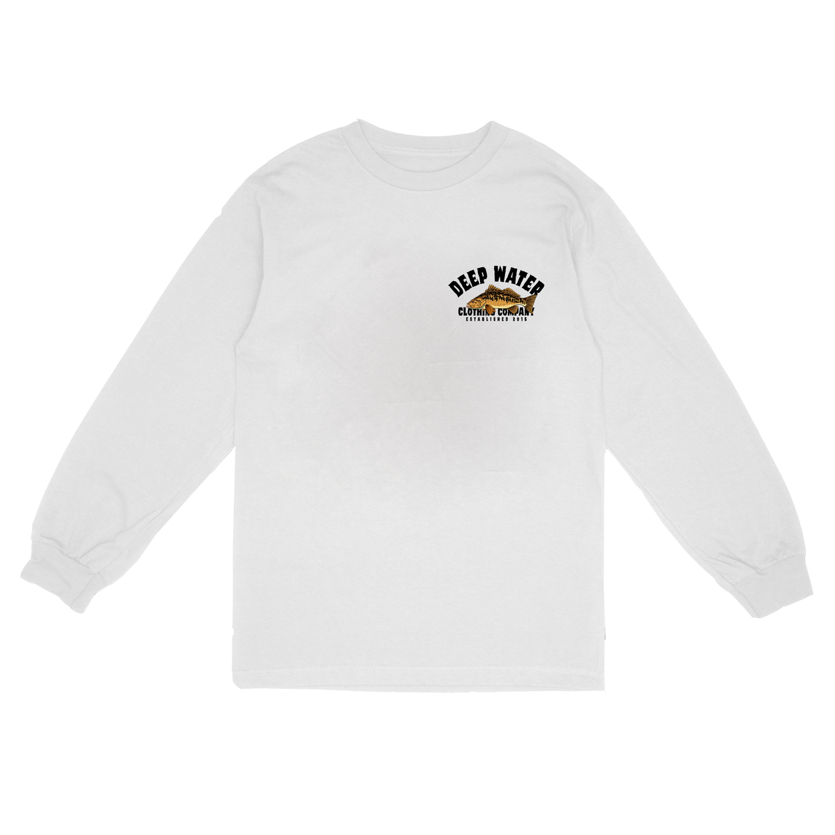 Calico Long Sleeve - White – Deep Water Co