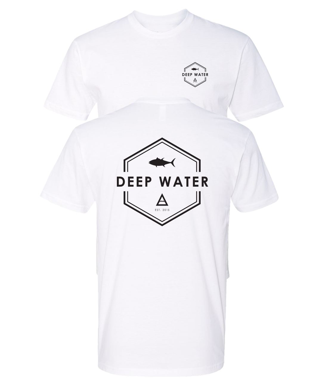 "Deep Tuna" White Shirt