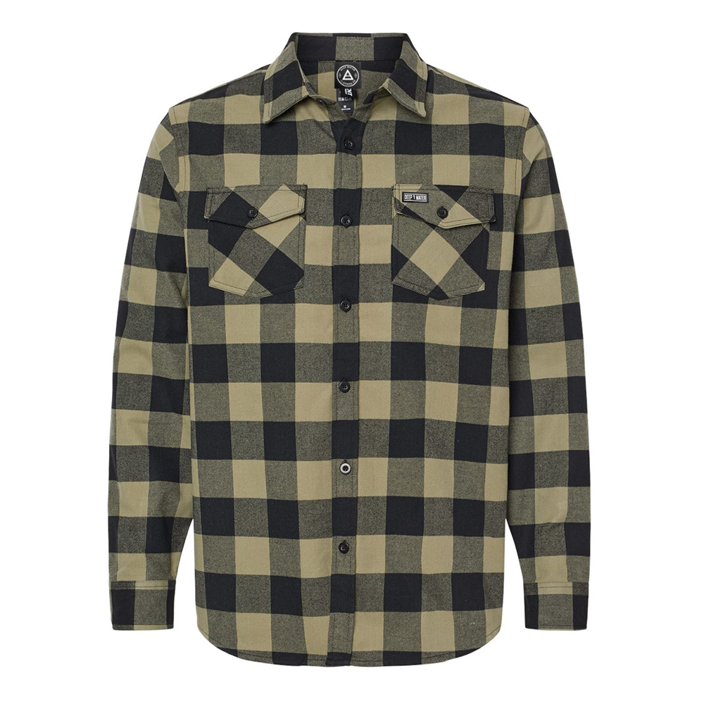 Deepwater Olive Flannel