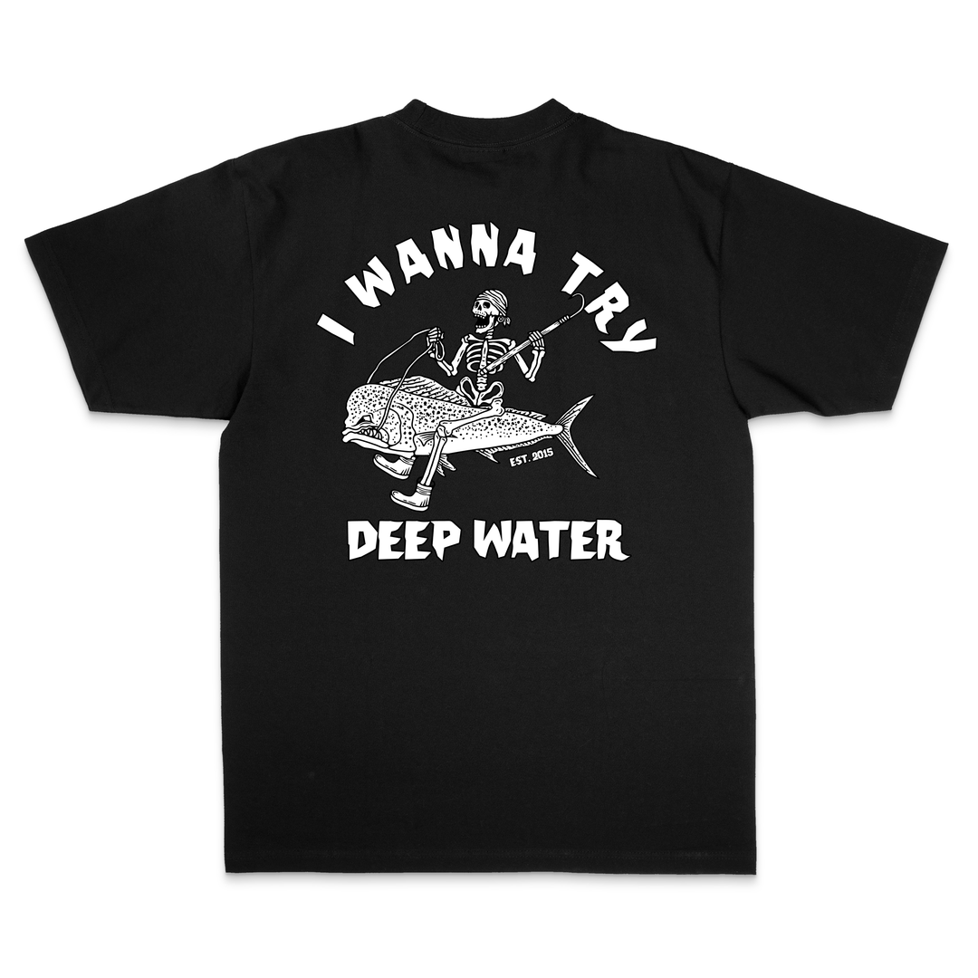 "I Wanna Try" Black Shirt