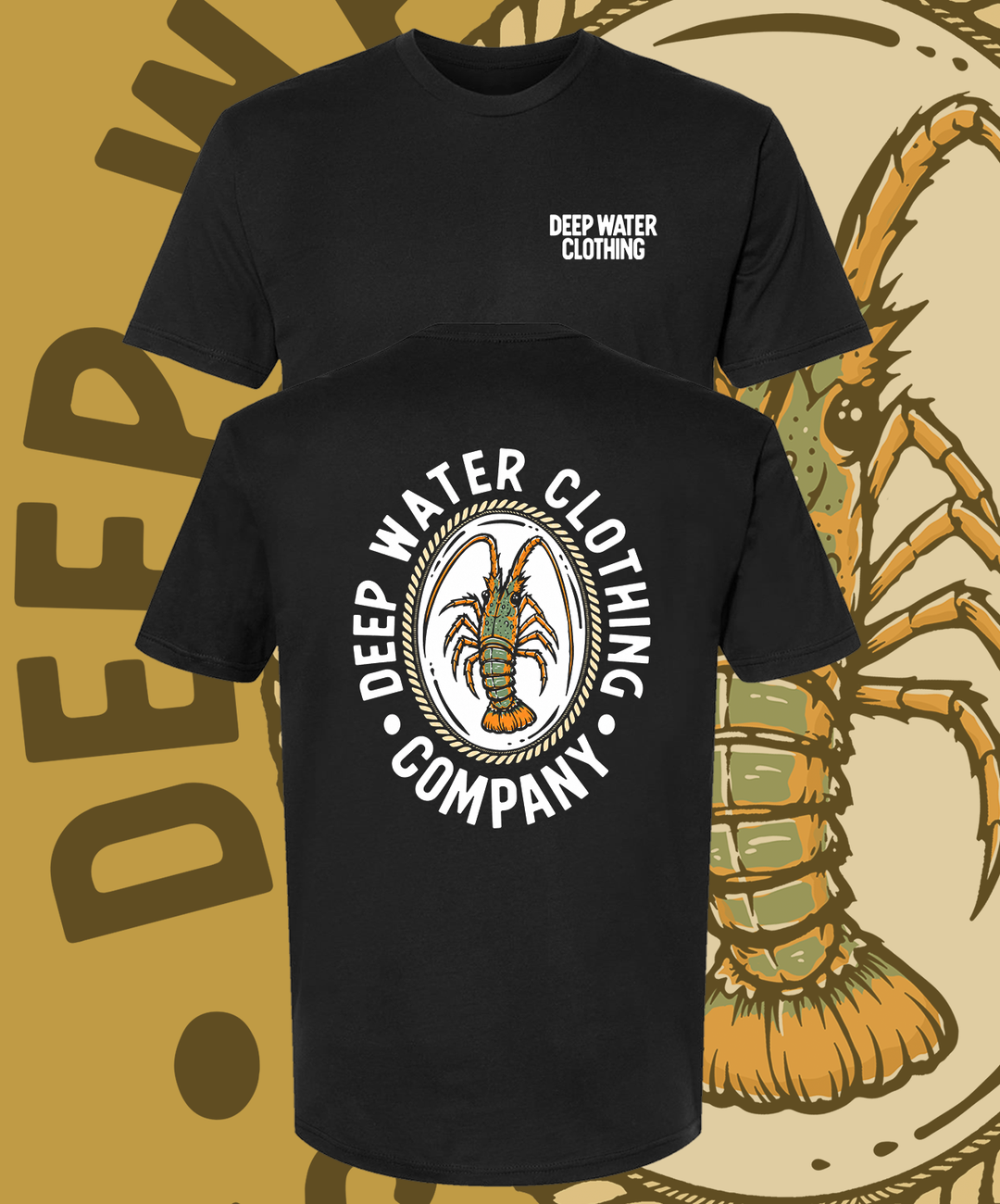 Lobster - Black Tee