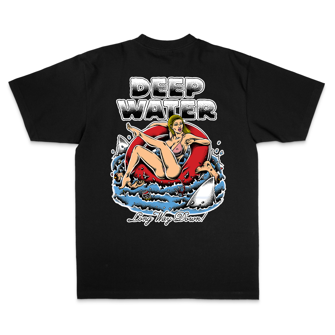 "Long Way Down" Black Shirt