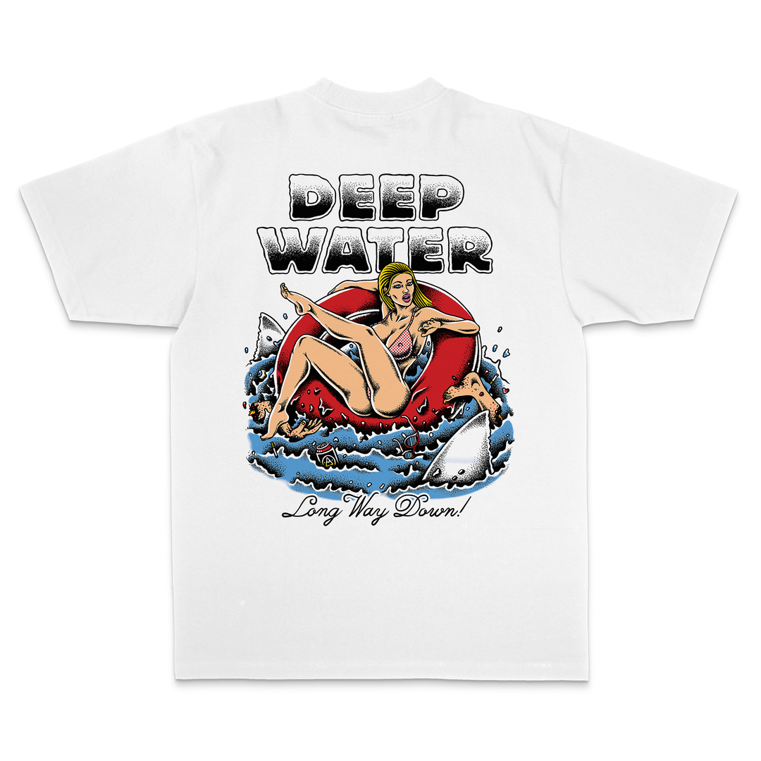"Long Way Down" White Shirt