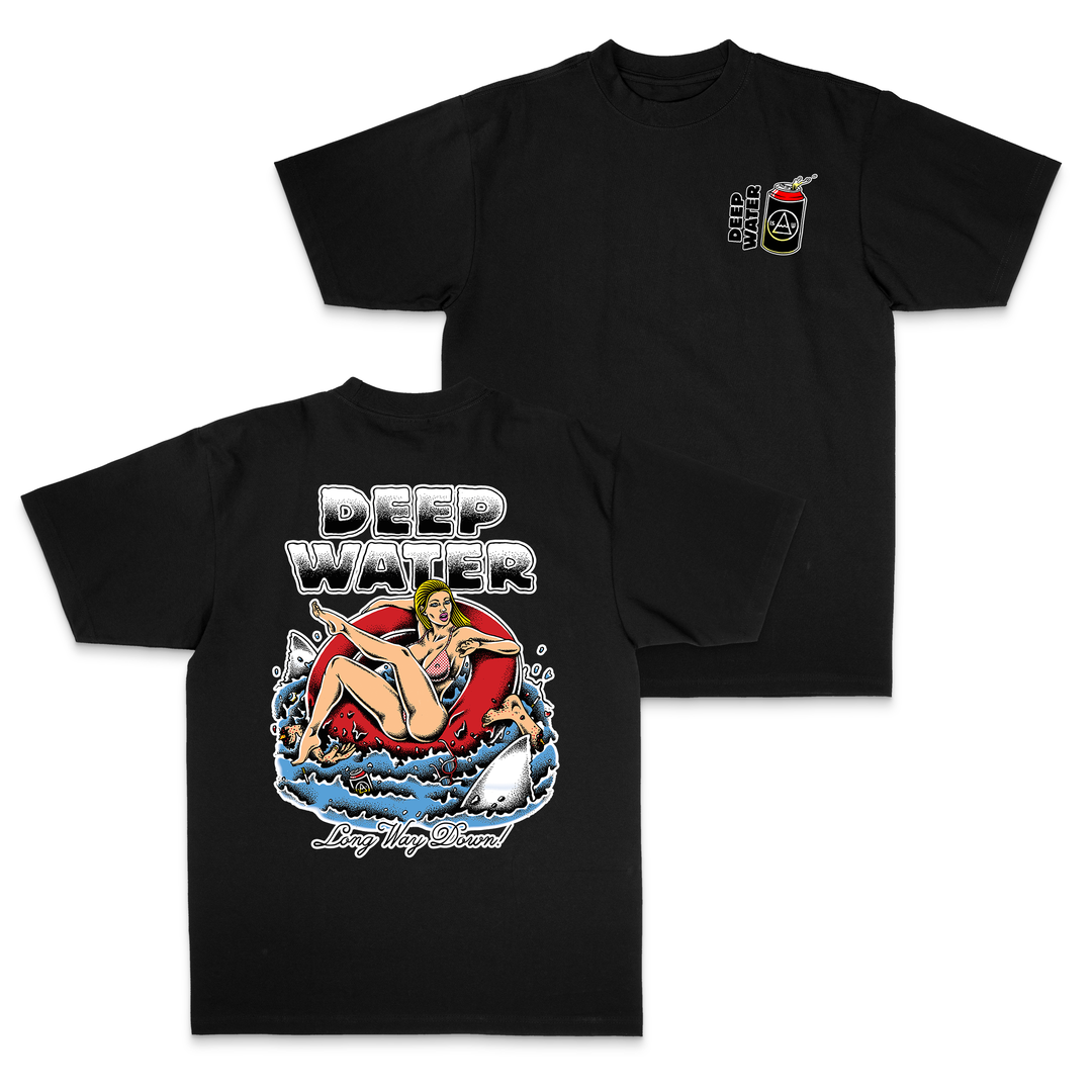 "Long Way Down" Black Shirt