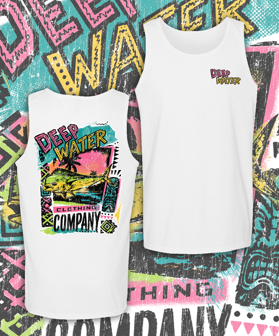 Neon Mahi - White Tank