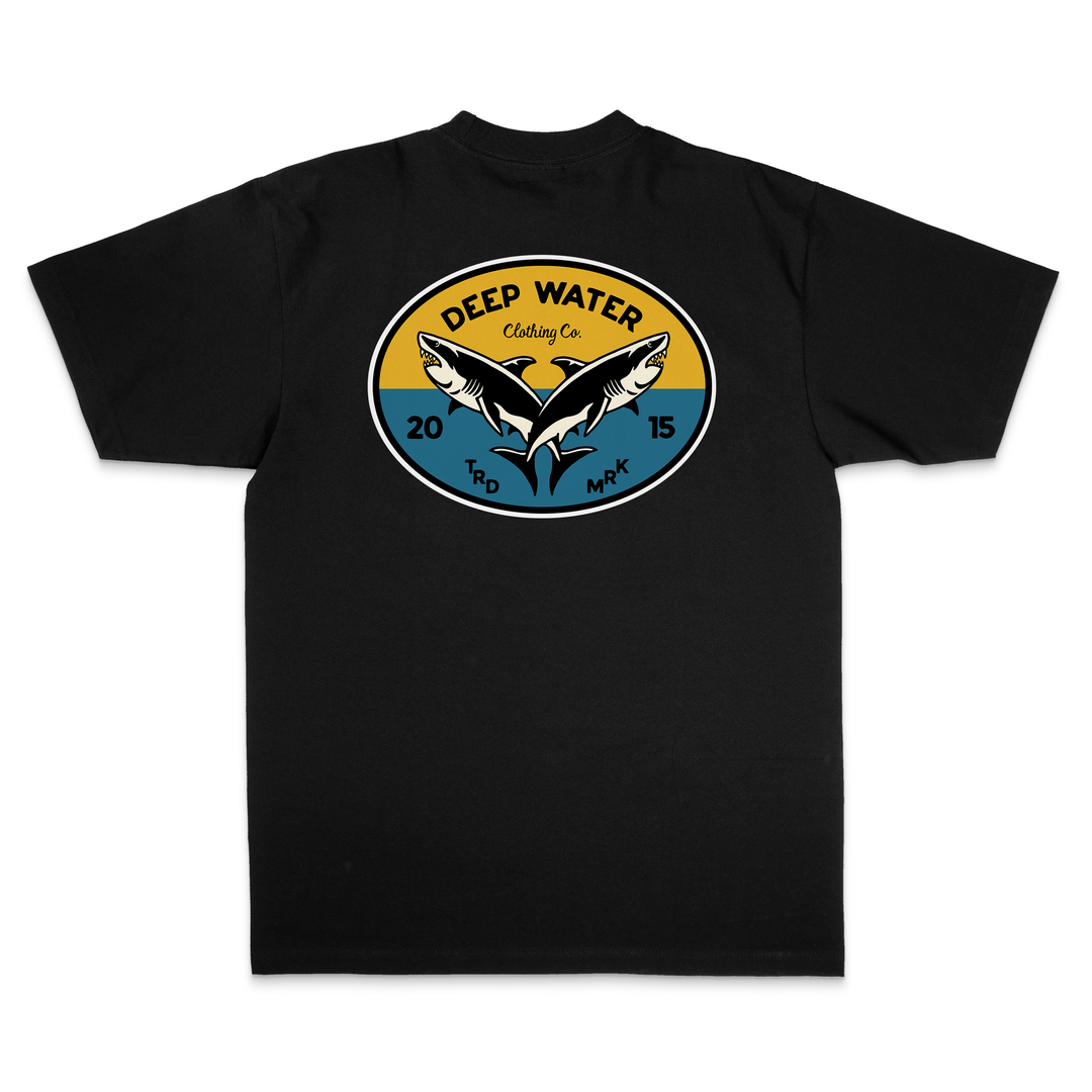 "Shark" Black Shirt