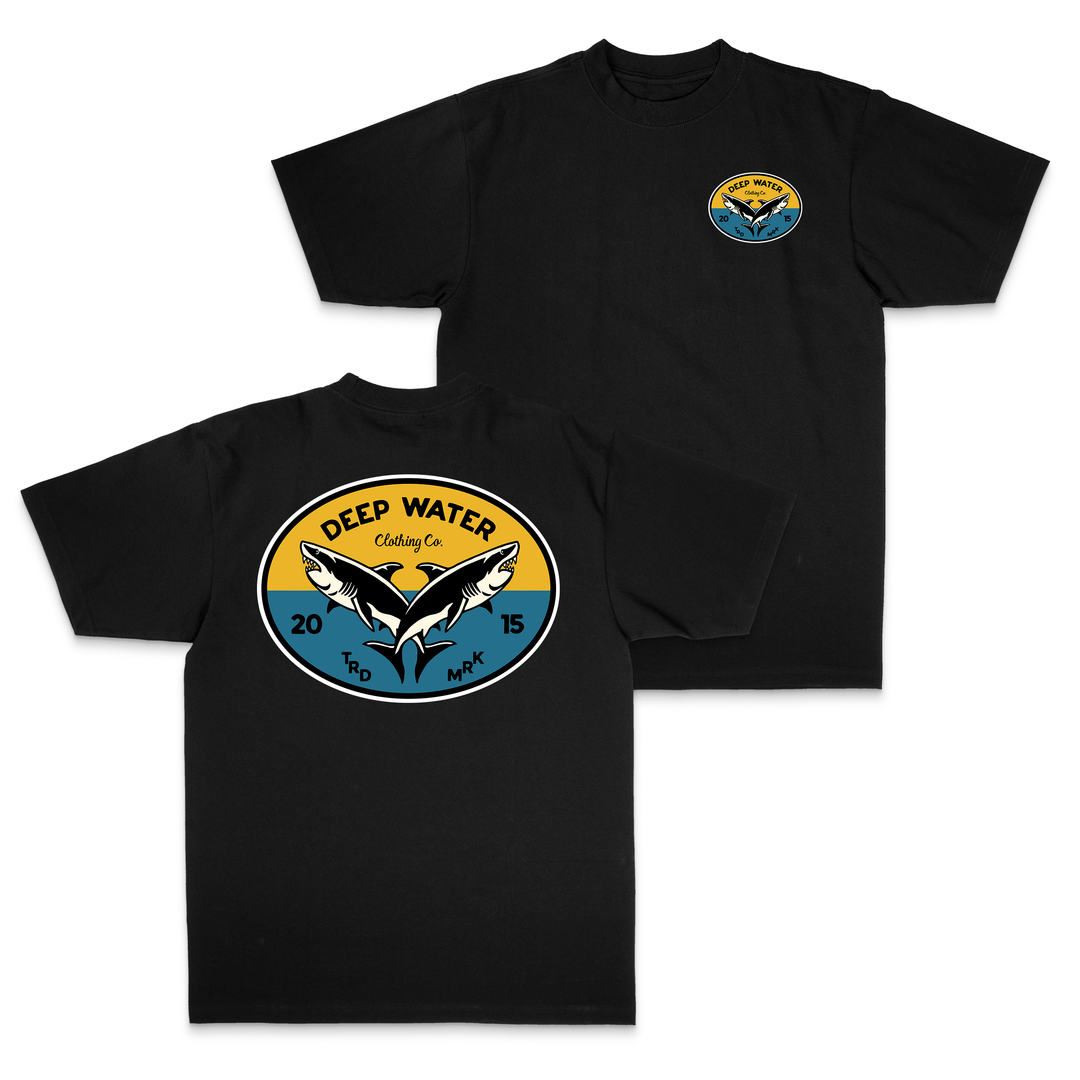 "Shark" Black Shirt