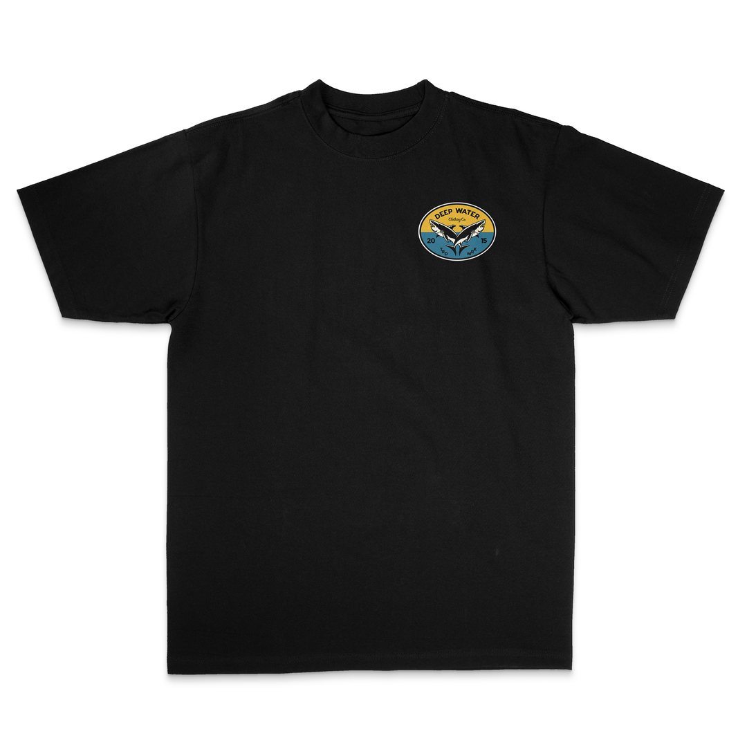 "Shark" Black Shirt