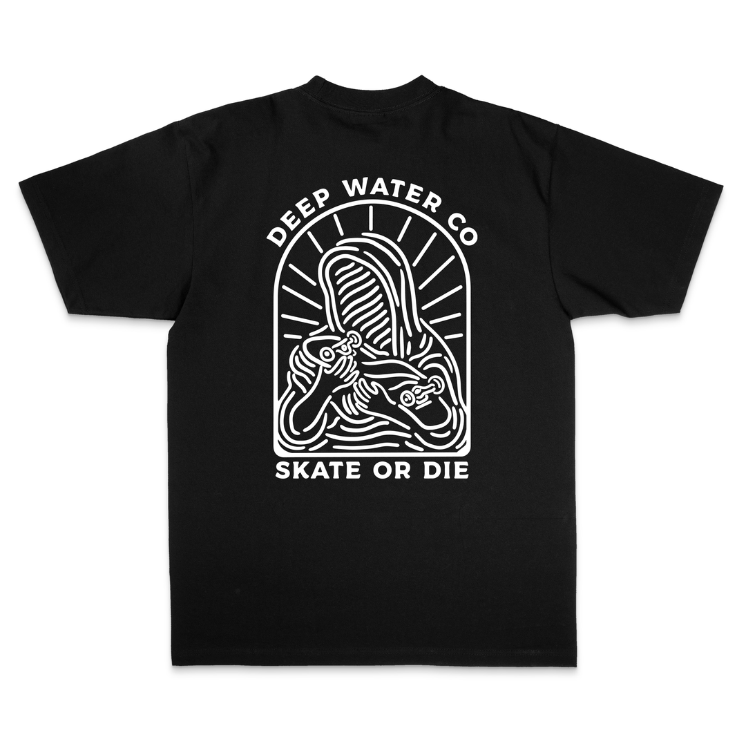 "Skate Or Die" Black Shirt