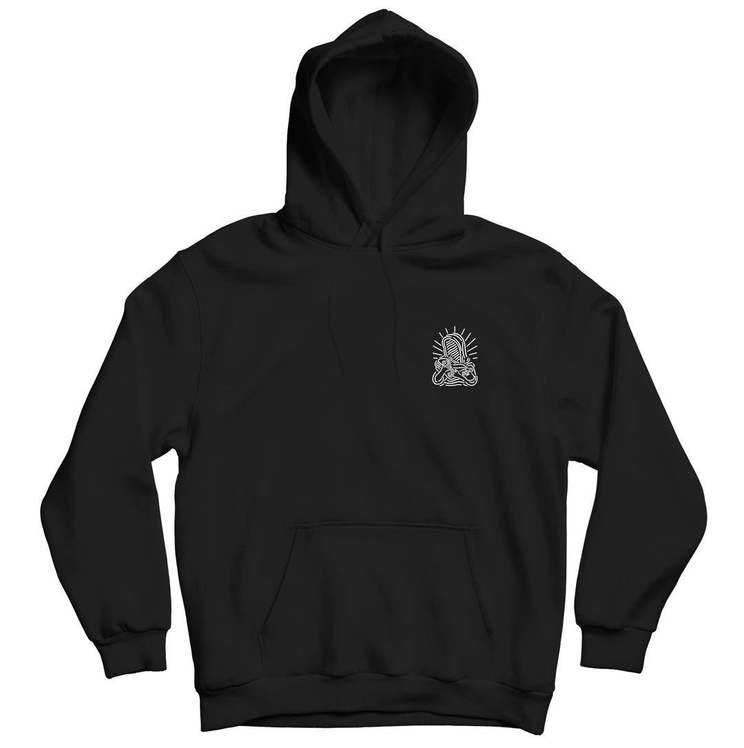 "Skate Or Die" Black Hoodie