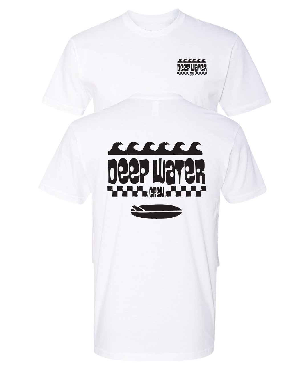 "Surf Crew" White Shirt