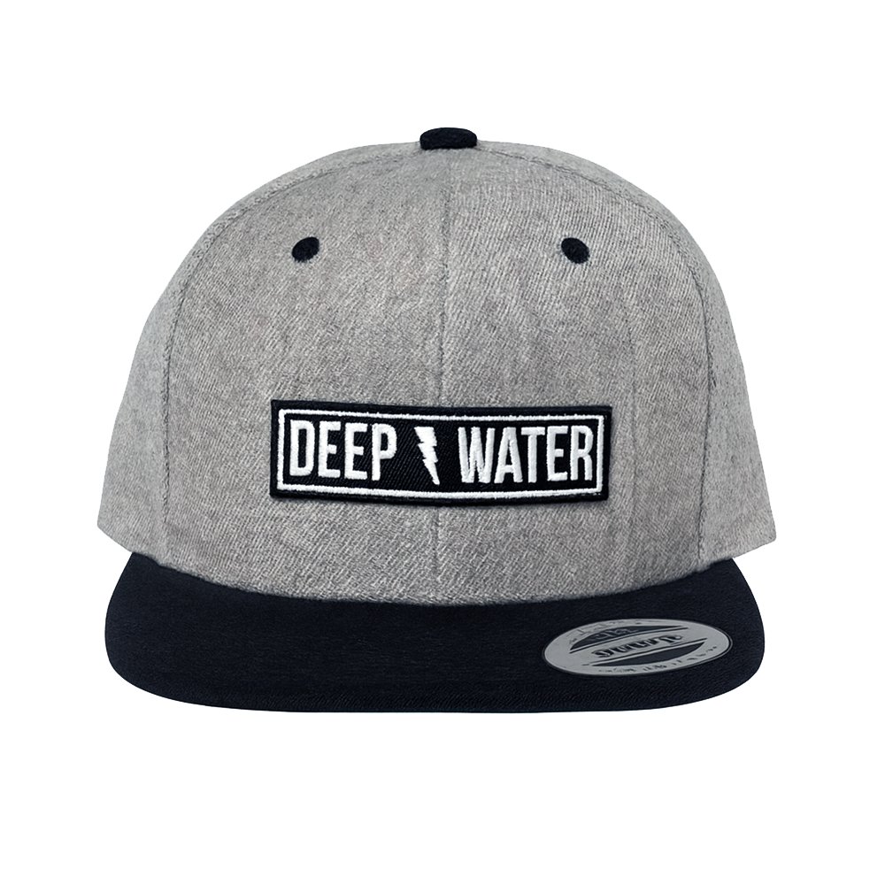"Thunderstruck" Heather & Black Snapback (Copy)