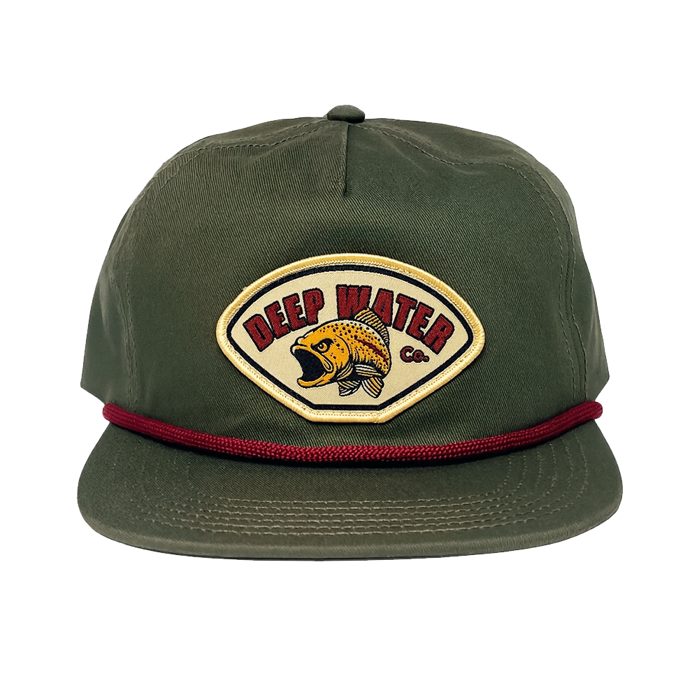 "Trout" Green SnapBack