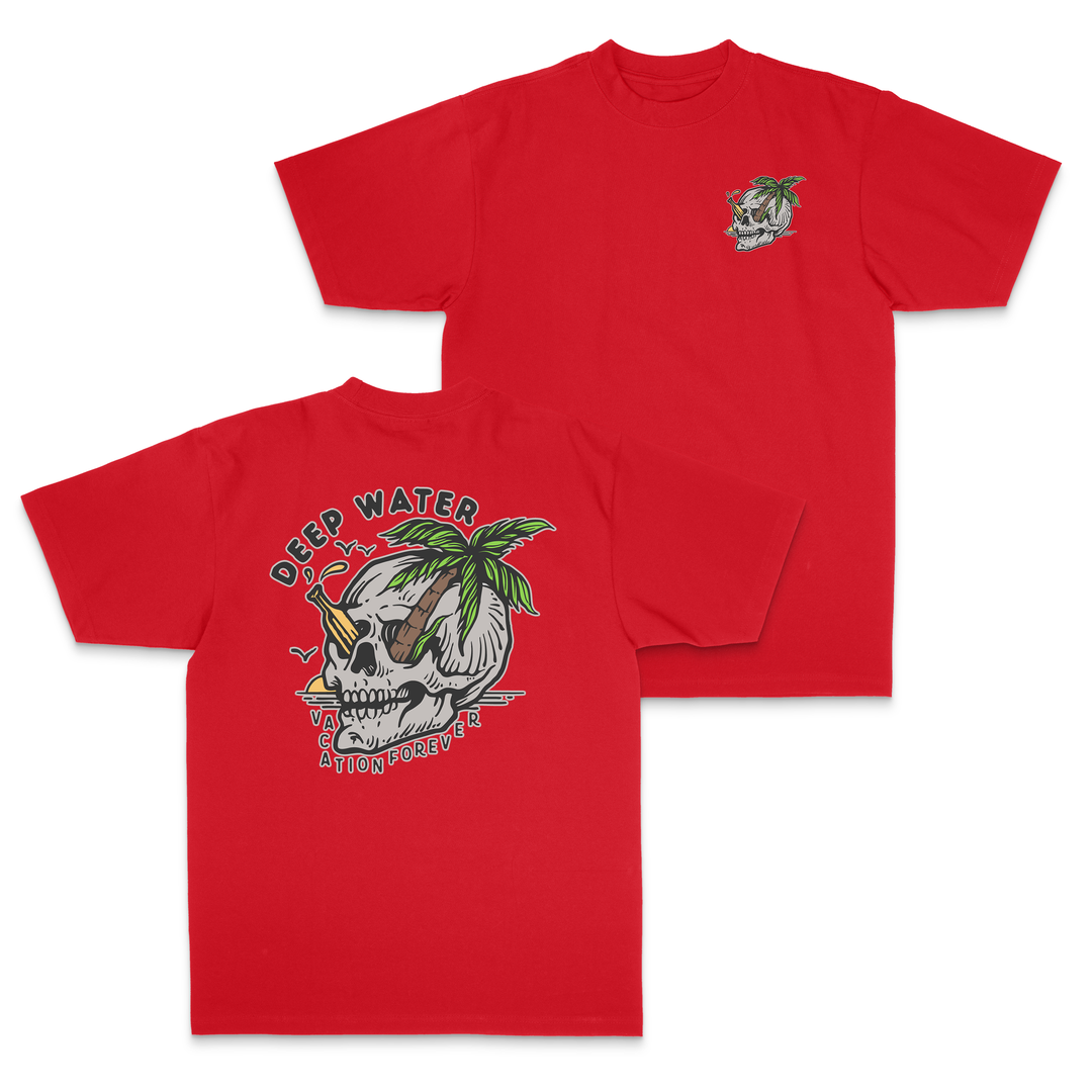 "Vacation Forever" Red Shirt