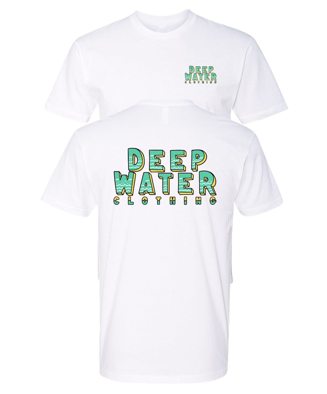 Water Slide - White Tee