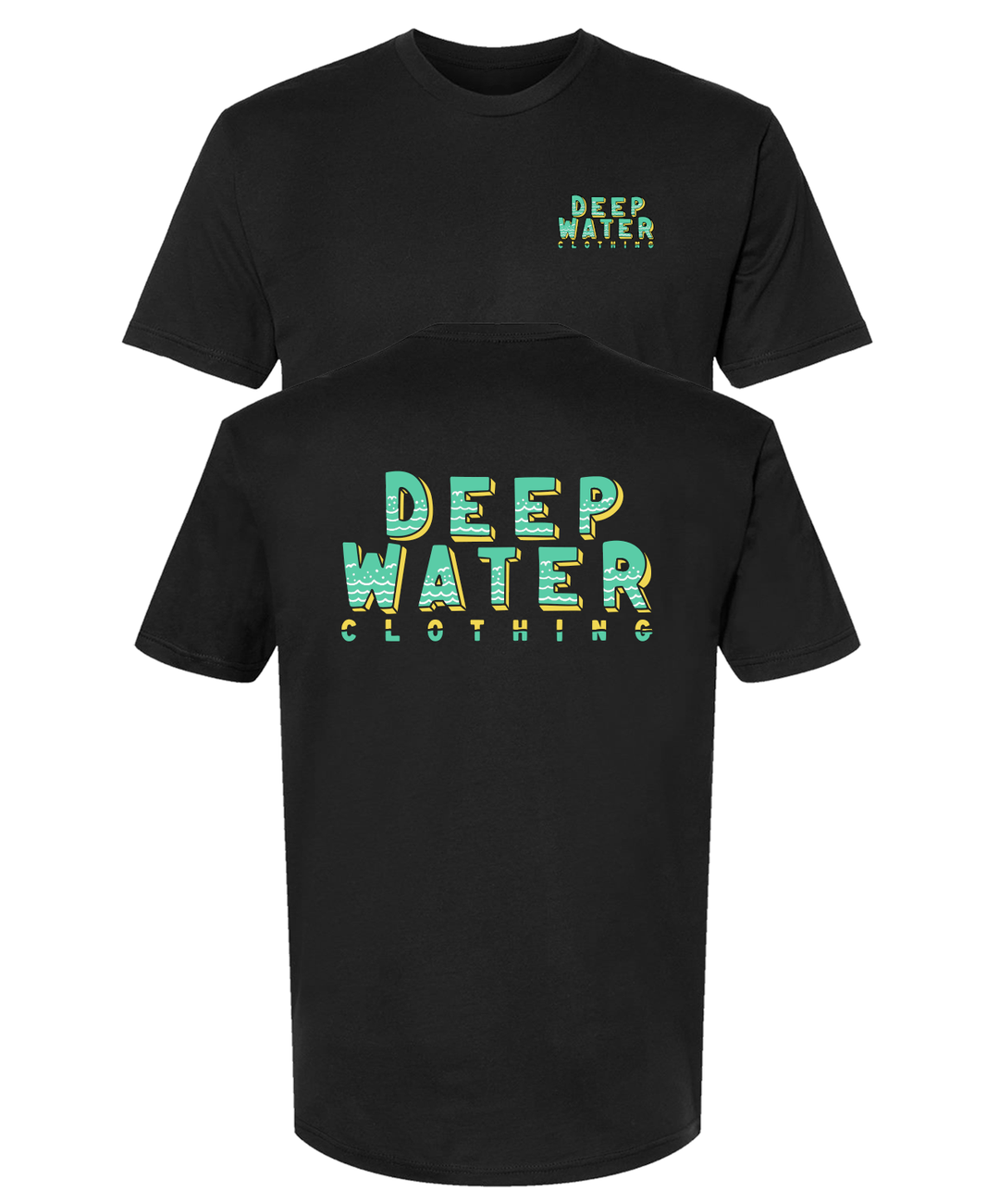 Water Slide - Black Tee