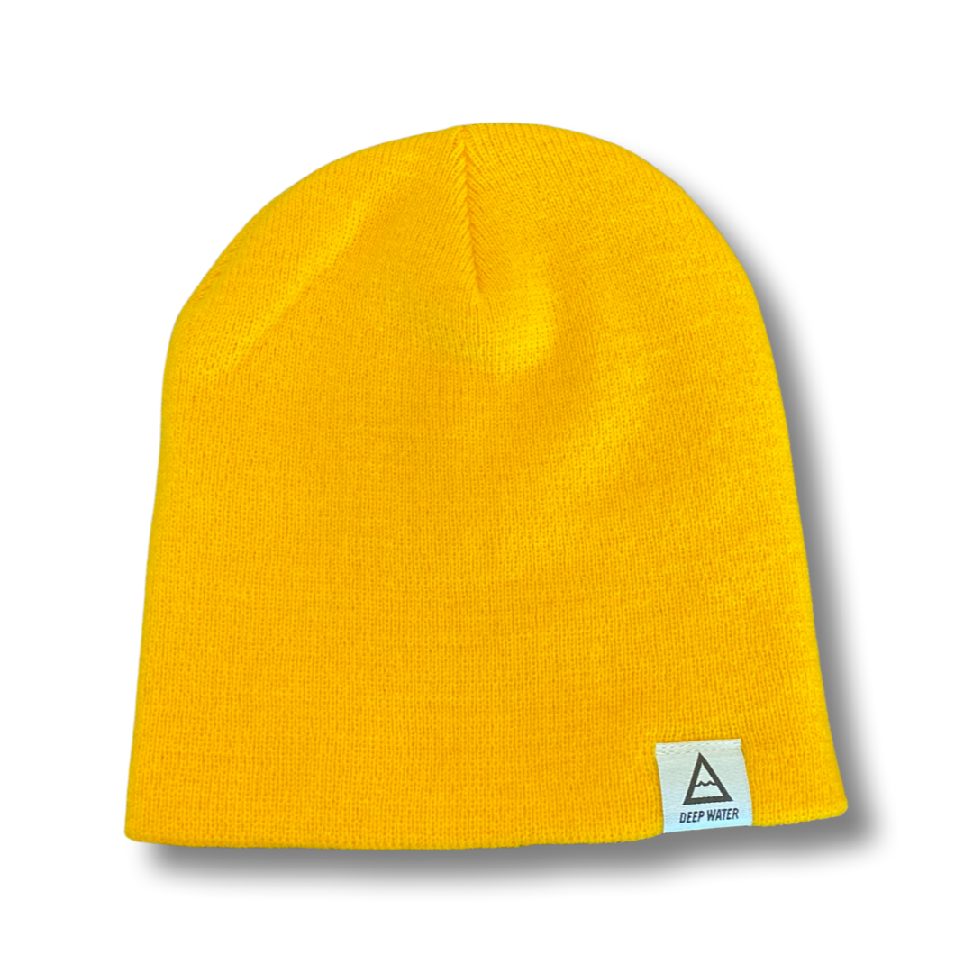 "Pinnacle" gold beanie